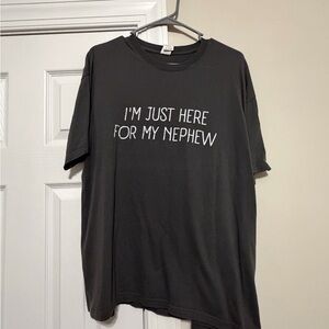 Gray Graphic T-Shirt “Nephew”